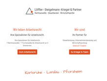 Tablet Screenshot of lsk-partner.de